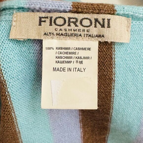 Fioroni 100% Cashmere Made In Italy Scarf - Picture 3 of 3